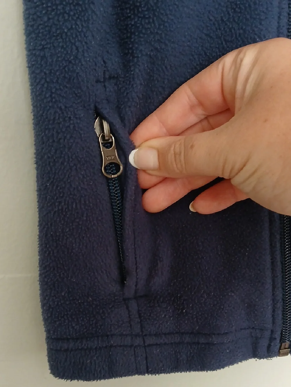 Columbia Kid's Navy Blue Fleece Zip Up Vest Size 4T
